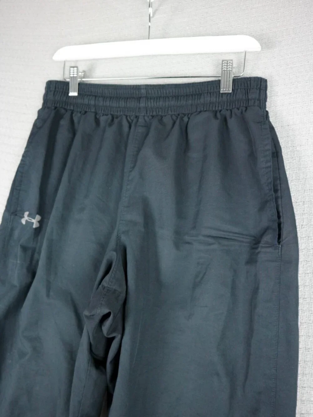 Under Armour Loose Fit Nylon Wide Straight Cut Activewear Pants Medium M Y2K - Picture 5 of 10